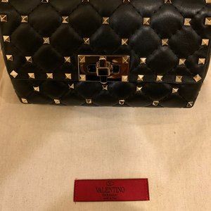 Rockstud Leather Belt Bag